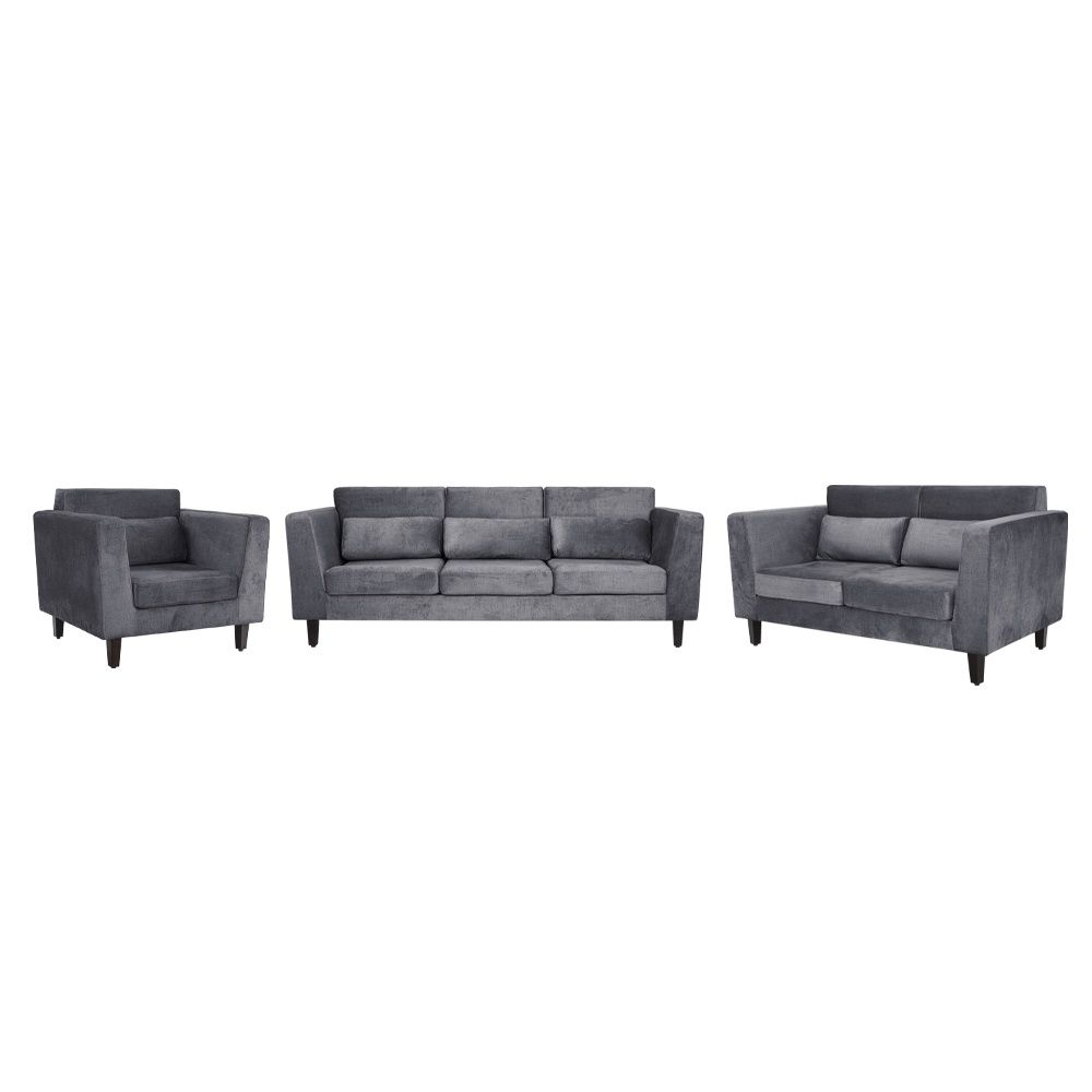 SnoozePro Plus Sofa Set - (3+2+1) Reflection Charcoal Grey